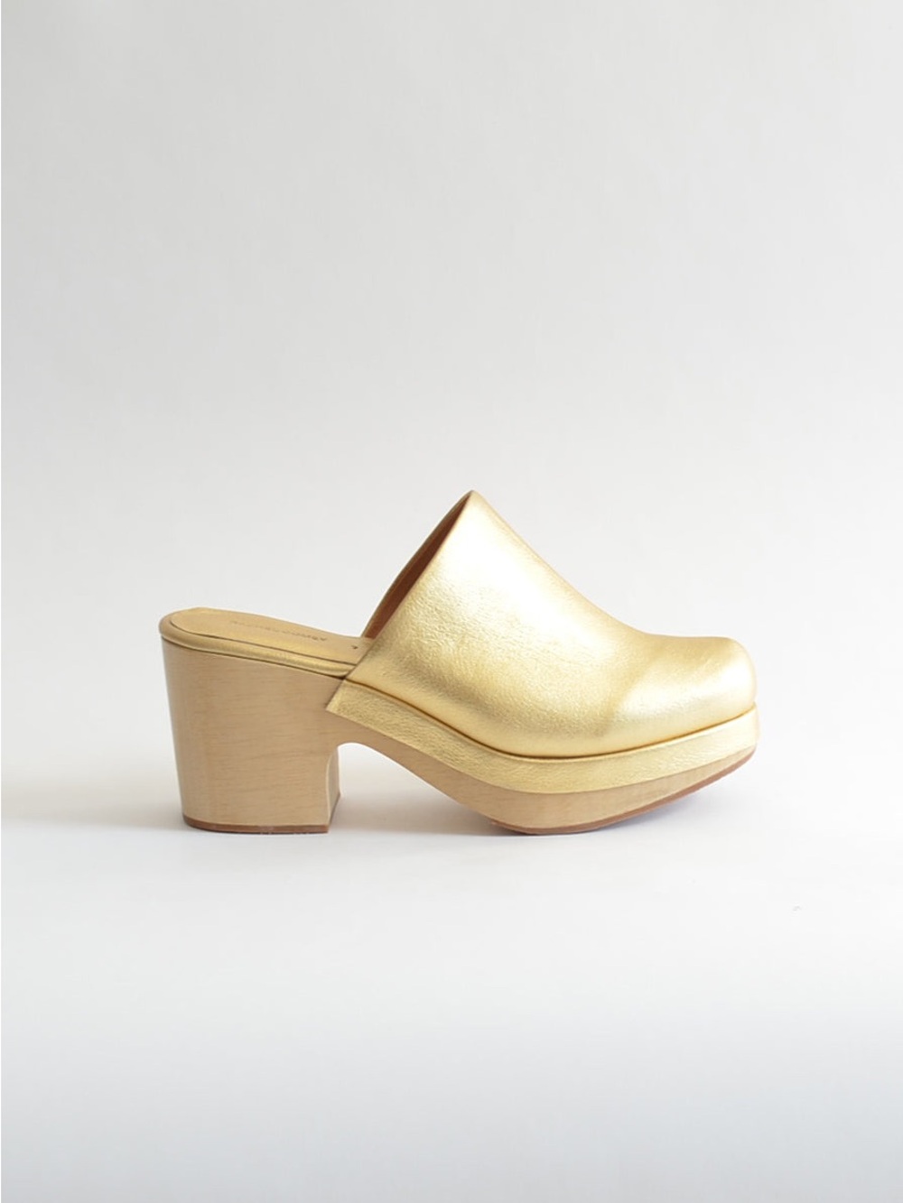 RACHEL COMEY Bose Clogs Metallic Gold Size 7